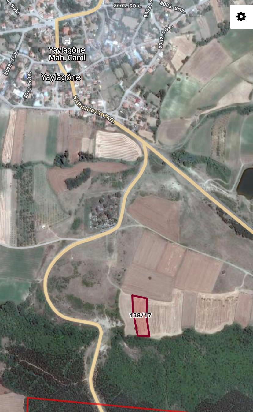 TEKİRDAĞ MALKARA YAYLAGÖNE 4.503 m²