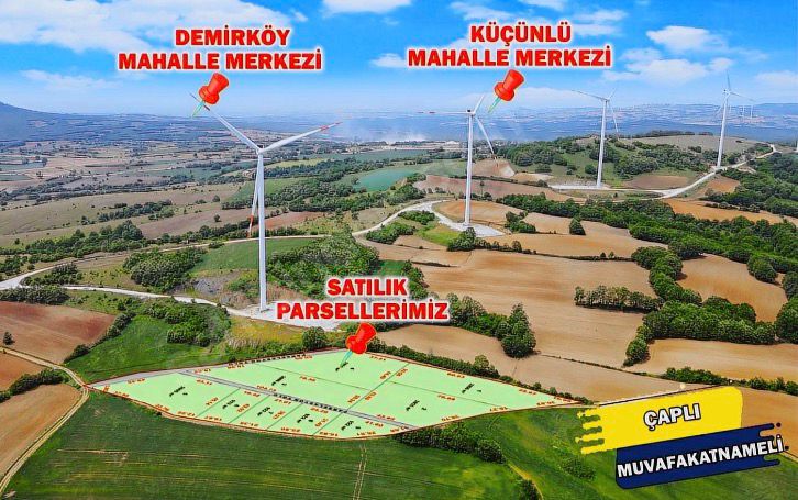 EDİRNE LALAPAŞA VAYSAL MAHALLESİNDE 5 ADET 2805 M2 